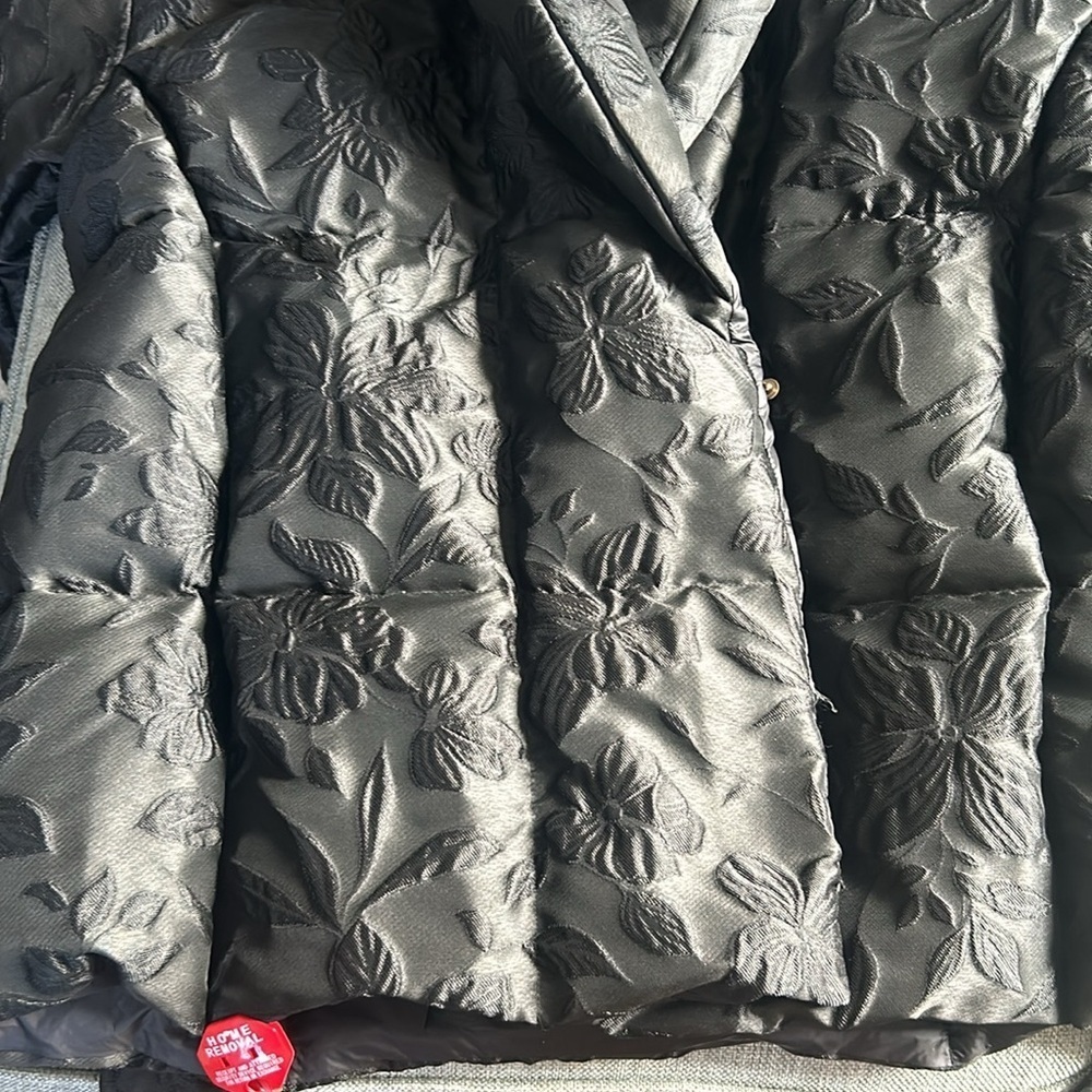 Nicole Benisti Priscilla Floral Jacquard Jacket Puffer - Picture 16 of 16